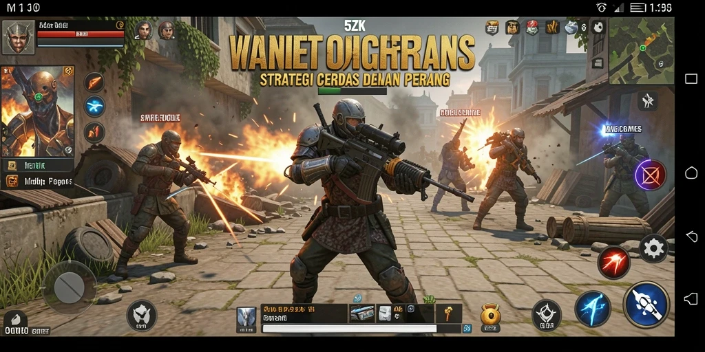 Tampilan gameplay menarik dari 5ZK dengan strategi yang mendebarkan.