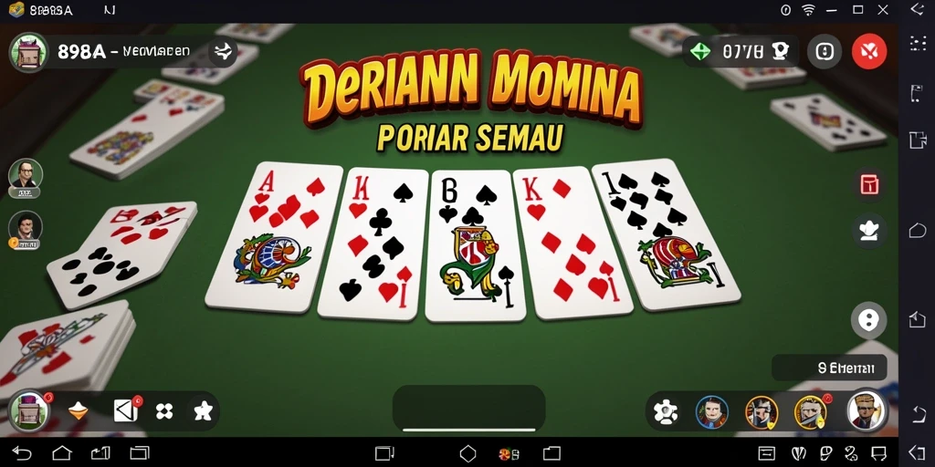 Screenshot gameplay Domino menampilkan aksi seru di 898A.