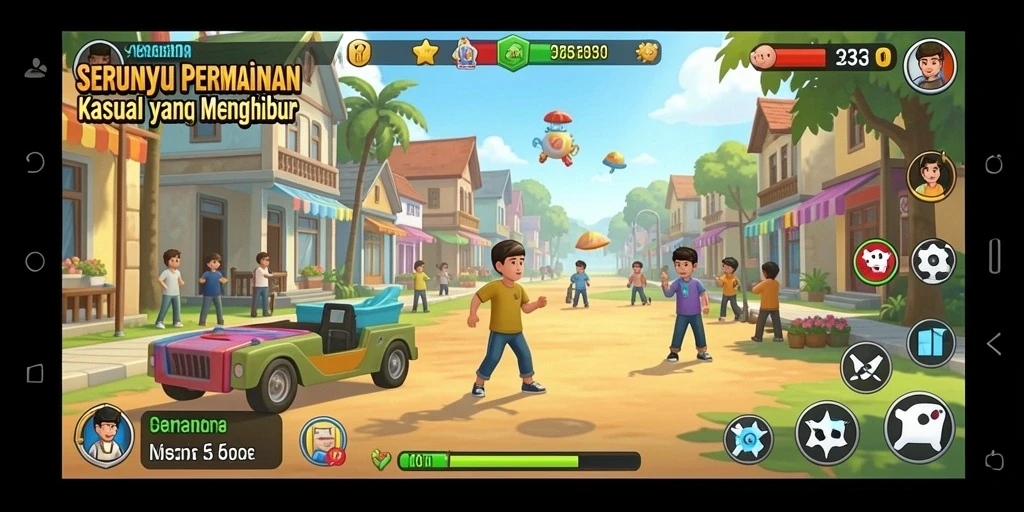 Tampilan gameplay seru dan menarik dari 93337.