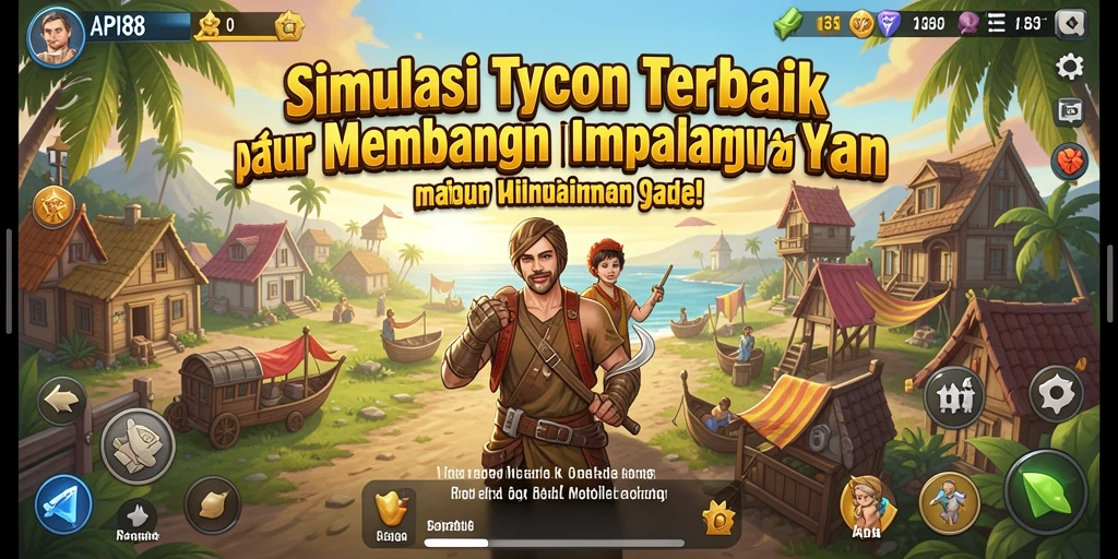 Tampilan gameplay API88 yang menarik dengan elemen Tycoon.