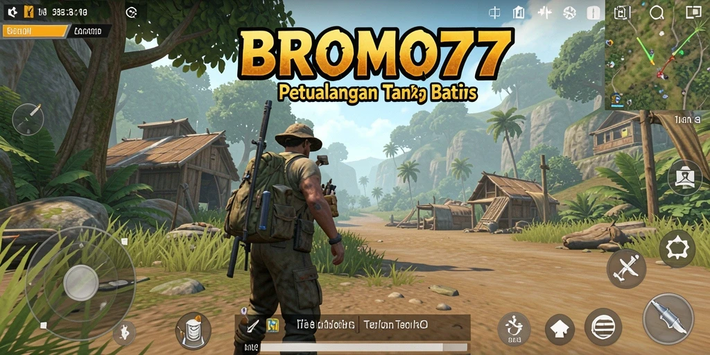 Tangkapan layar gameplay Open World BROMO77 menampilkan petualangan seru dan interaktif.
