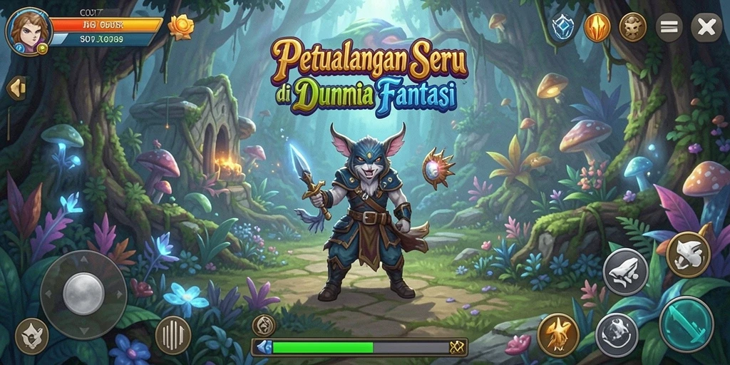 Tampilan menarik dari gameplay C0077 yang penuh aksi.
