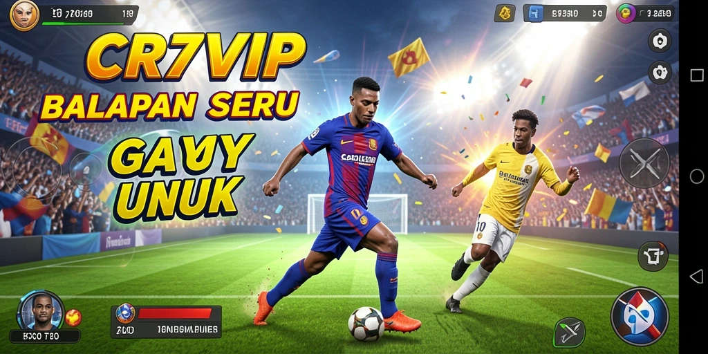 Gameplay balap menegangkan dalam CR7VIP yang siap menguji adrenalin Anda.