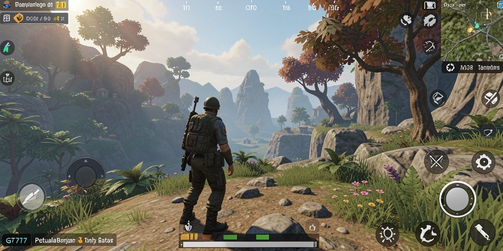 Gameplay GT777 yang menarik dalam dunia terbuka yang luas.