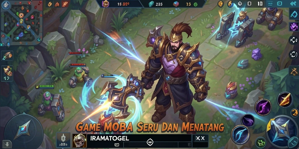 Gameplay intens dan aksi seru dalam IRAMATOGEL.