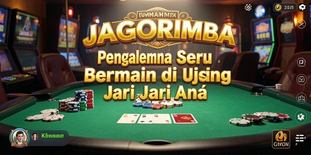 Screenshot utama JAGORIMBA menampilkan pengalaman kasino yang menegangkan.