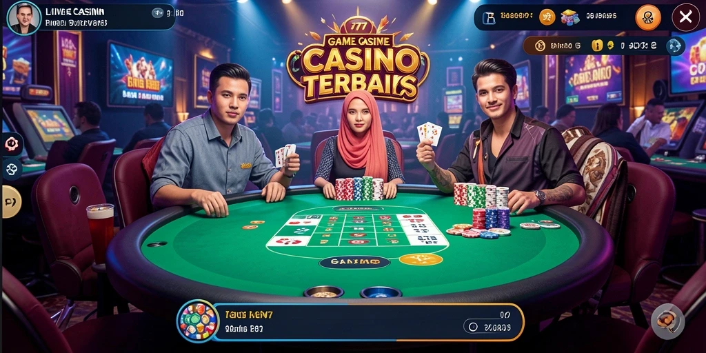 Screenshot utama L777 yang menampilkan gameplay Live Casino yang menarik.