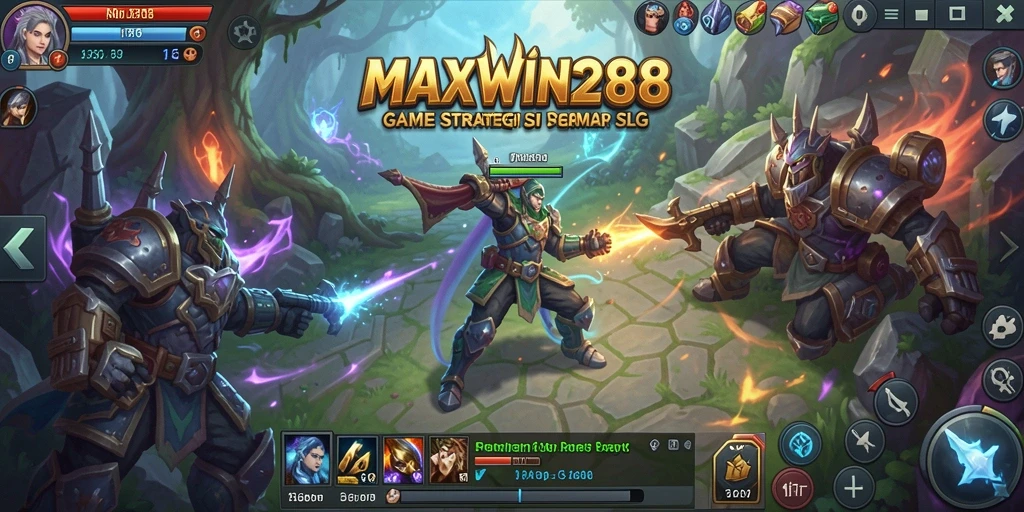 Tampilan gameplay seru dari MAXWIN288 dalam aksi strategi.
