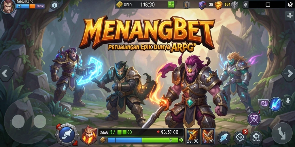 Tampilan aksi seru dalam game MENANGBET dengan gameplay ARPG yang mendebarkan.