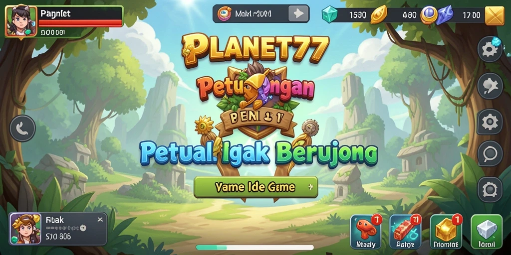 Screenshot gameplay <strong>PLANET77</strong> yang menarik dan interaktif.