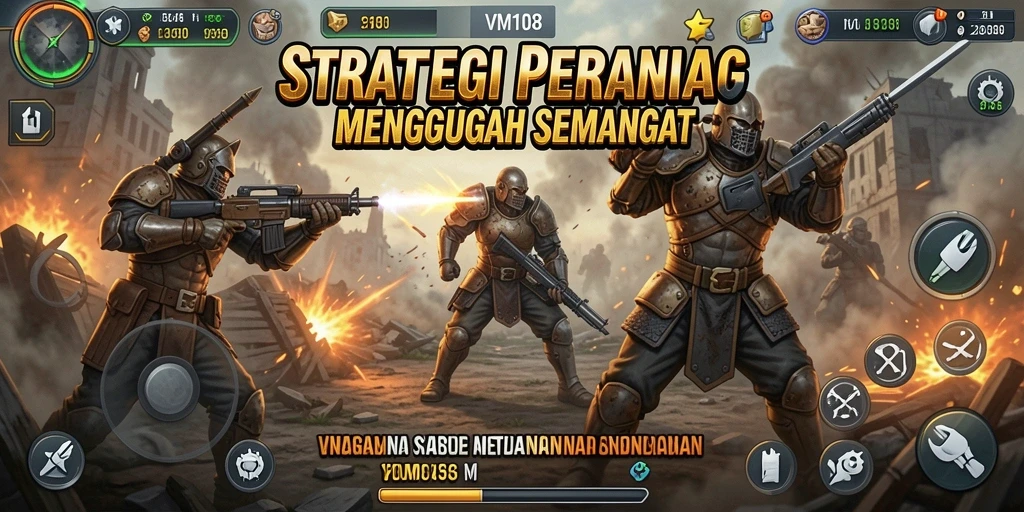Tampilan aksi pertempuran seru di VM108 dengan strategi yang mendalam.